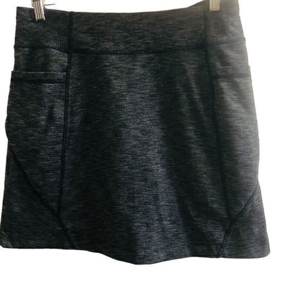Athleta Women's Excursion Skort Heather Gray Pockets Travel Outdoor Size Medium - Picture 1 of 5